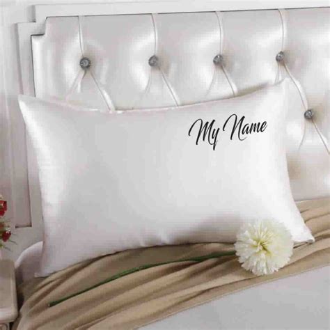 * Custom Embroidered Silk Pillowcase | Buy Online & Save