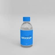 3D Plastic supplement bottle mockup free psd download - Heropik!