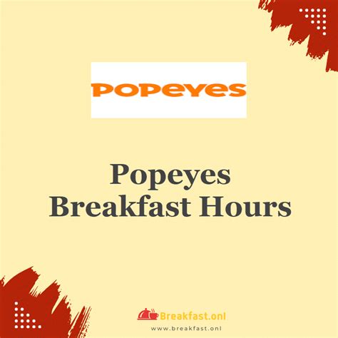 Popeyes Breakfast Hours 2024 - Opening & Closing Timings - Breakfast