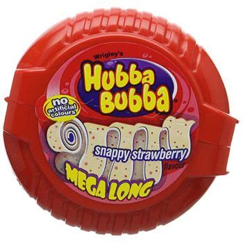 Hubba Bubba Mega Long Snappy Strawberry - Candy Room