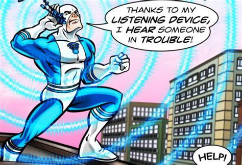 Blue Ear Superhero | Evergreen Speech and Hearing Clinic