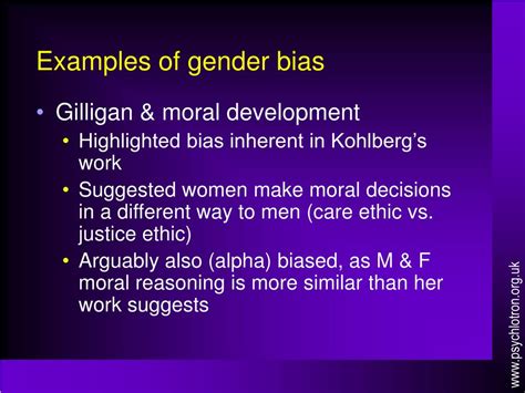 PPT - Gender bias in psychology PowerPoint Presentation, free download ...