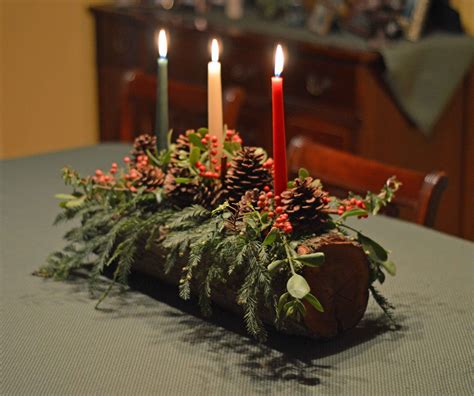 DIY Yule Log Tutorial | Christmas candle decorations, Yule decorations ...