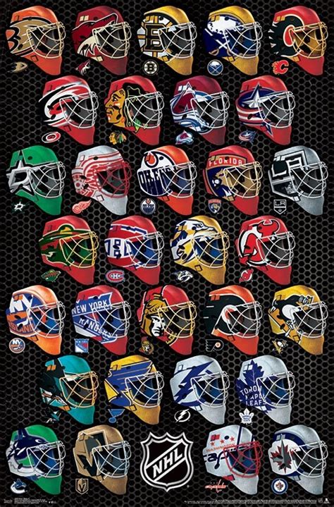 NHL - Masks - Athena Posters