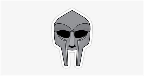 Mf Doom Mask Outline - Mf Doom Mask Drawing - 375x360 PNG Download - PNGkit