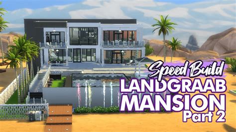 Sims 4: Speed Build | Landgraab Mansion: Part 2 | Base Game | No CC ...