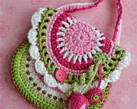 Crochet Pattern Flower Purse by Vendulkam, Digital Pattern, DIY/PDF - Etsy