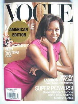 US Vogue magazine - March 2009 - Michelle Obama cover