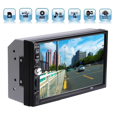 2DIN Car Bluetooth Audio 7" HD Touch screen Radio In Dash Screen Stereo support MP3 MP5 Player ...