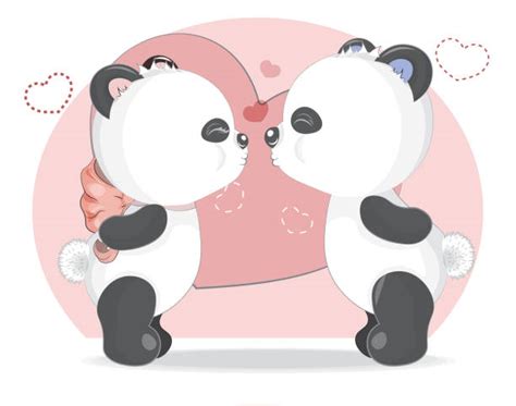 Cartoon Of The Teddy Bears Kissing Illustrations, Royalty-Free Vector ...