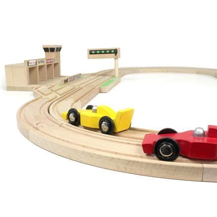 Wooden Toy F1 Race Track - £49.95 | Track toy, Wooden, Toys