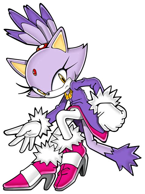 Sonic Rush - Blaze the Cat - Gallery - Sonic SCANF