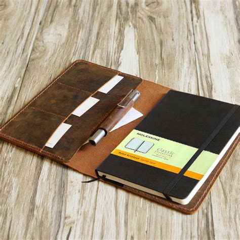 Handmade Moleskine Notebook Cover - Large Size - Brown | 306-2 - Extra Studio