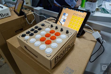 Making music with BeatBox, a Labo-like drum machine kit