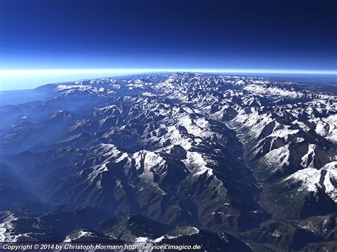 Closeup of the western Caucasus in Winter - Imagico.de Geovisualizations