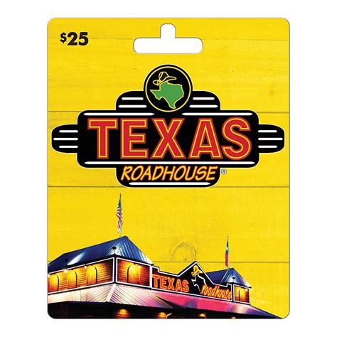 Texas Roadhouse $25 Gift Card - Shop Specialty Gift Cards at H-E-B