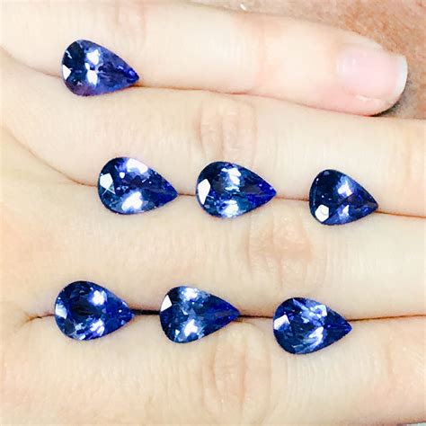 Tanzanite Pear Shape 10x7 Mm 1.75 Carat Natural Loose - Etsy