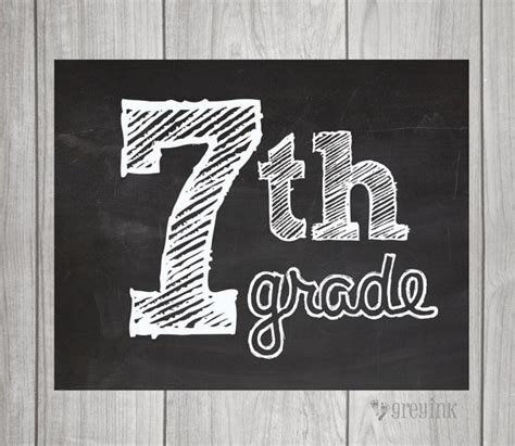 First Day Of 7th Grade Sign Free Printable 2021 2023 ...