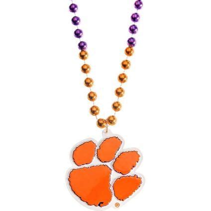 Clemson Tigers Pendant Bead Necklace in 2022 | Tiger pendant, Beaded necklace, Personalized ...