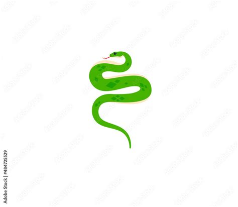 Snake vector isolated icon. Snake emoji illustration. Snake vector ...