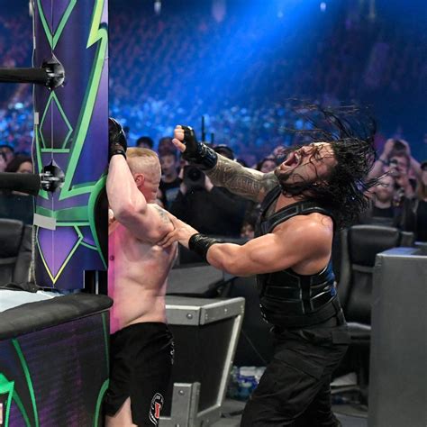 Wrestlemania 34 ~ Roman Reigns vs Brock Lesnar - WWE Photo (41294237) - Fanpop