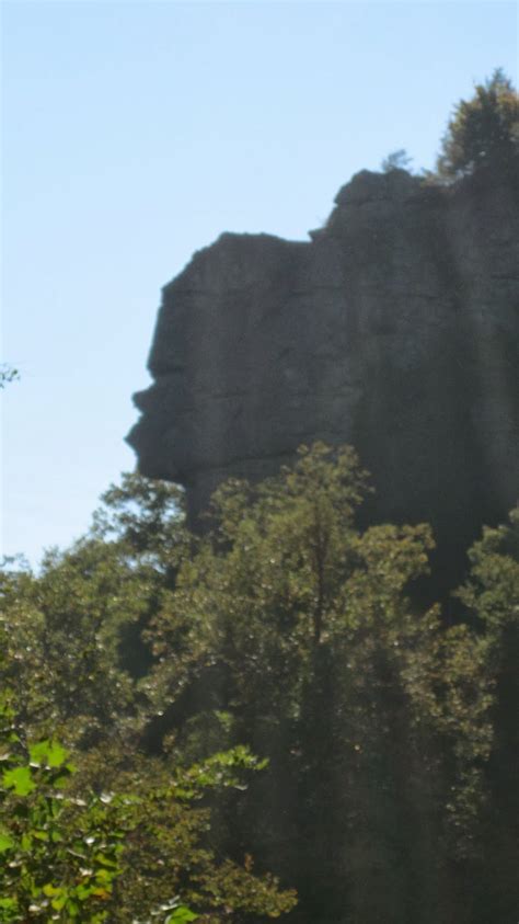 Lee County Virginia: Stop # 1: Stone Face Rock near Stone Creek