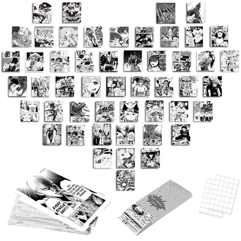 Buy Dingfeiyu 60Pcs Anime Collage Kit, Wall Collage Kit Aesthetic,Anime Collage Wall Art, Anime ...