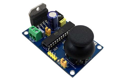 Brushed DC Motor Speed and Direction Controller Using Joystick - Electronics-Lab.com