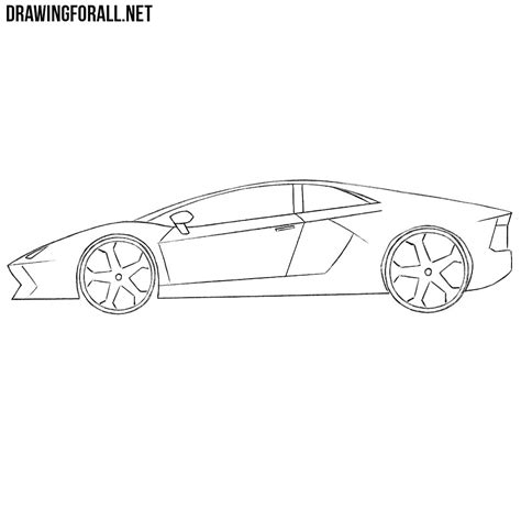 How To Draw A Sports Car Easy | Images and Photos finder