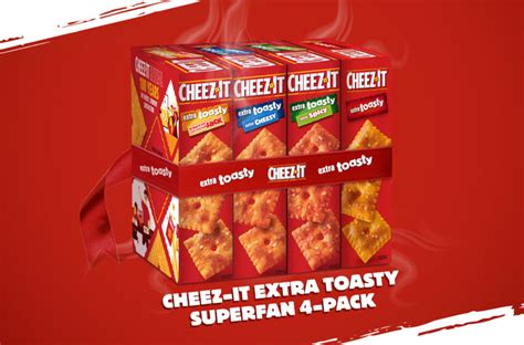 Cheez-It Extra Toasty Superfan 4-Pack is the ultimate snack box