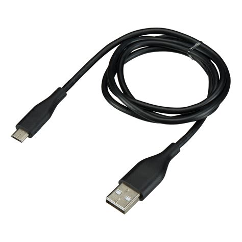 onn. 3' Micro USB Charging Cable, Black - Walmart.com - Walmart.com