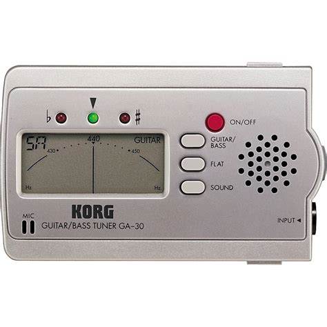 Korg GA-30 Guitar/Bass Tuner | Musician's Friend