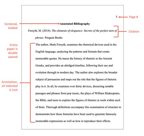 APA Annotated Bibliography Format | EasyBib