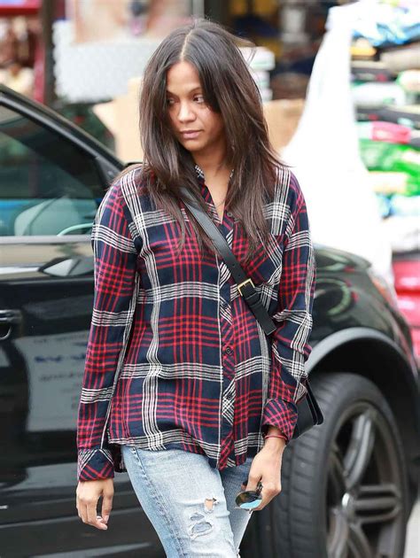 Zoe Saldana Street Style – Out in Los Angeles, March 2015 – celebsla.com