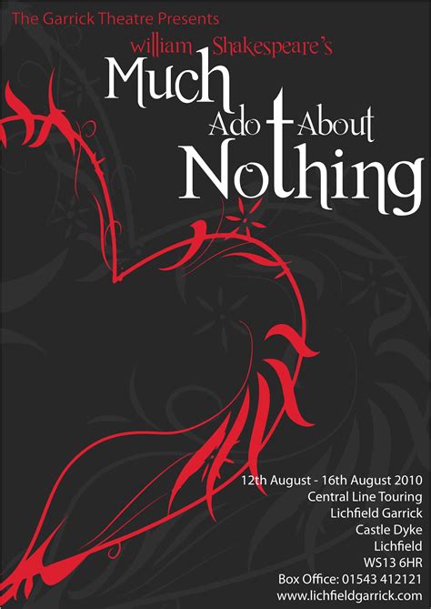 originalnicola: Shakespeare Theatre Poster: Much Ado About Nothing