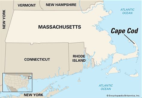 Map Of Cape Cod Massachusetts - Vikky Jerrilyn