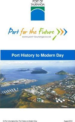 Port History to Modern Day - Port of Tauranga