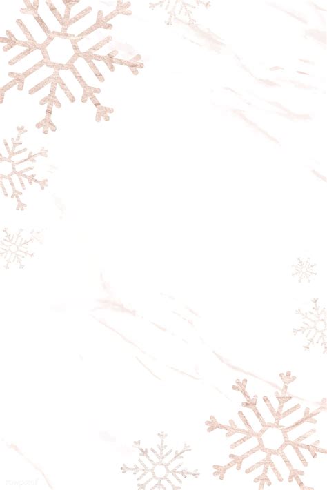 Snowflakes patterned on white background vector | premium image by ...