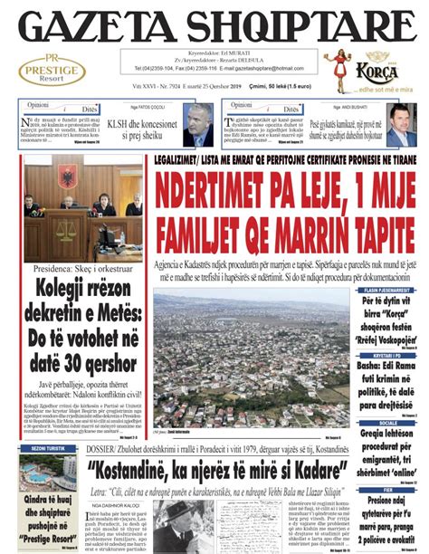 Gazeta PDF Archive - Gazeta Shqiptare Online