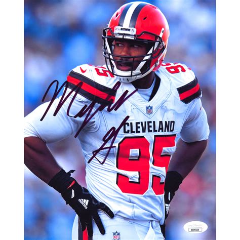 Myles Garrett Signed Browns 8x10 Photo (JSA COA) | Pristine Auction