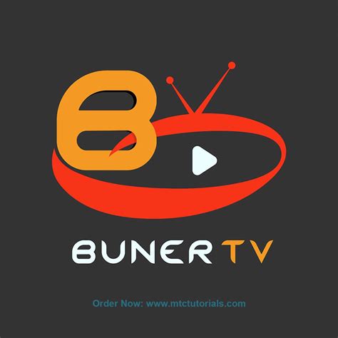 Buner tv logo design by mtc tutorials - MTC TUTORIALS