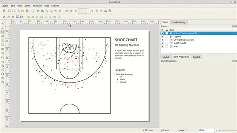Learn cartography and styling in QGIS through basketball visualization (Part 2): The Print ...