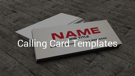 Free download template for calling card - tangogar