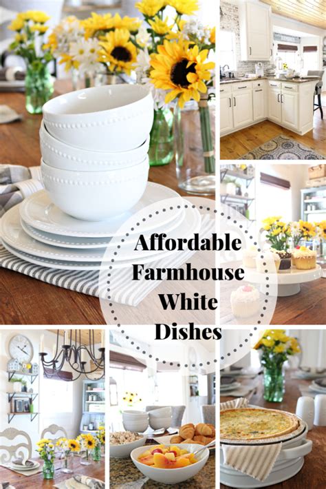 Affordable White Porcelain Dishes Farmhouse Style | White dishes ...