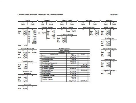 T Chart Template - 15+ Examples in PDF, Word, Excel | Free & Premium ...