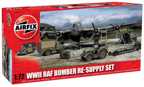 Airfix A05330 WWII RAF Bomber Re-Supply Set, 1:72 Scale- Buy Online in ...