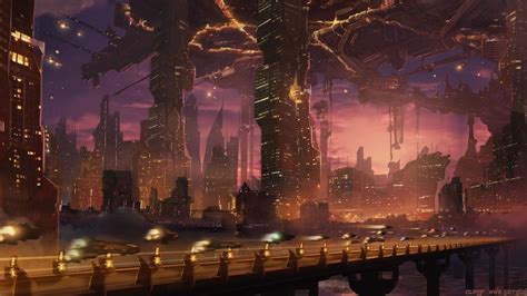 sci fi, Futuristic, City, Cities, Art, Artwork Wallpapers HD / Desktop ...