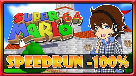 Super Mario 64 - SPEEDRUN 120 STARS - YouTube