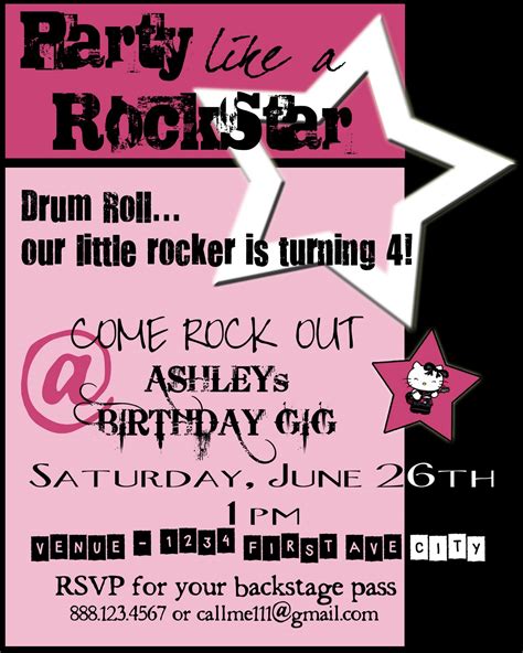 Simply Paper Co.: Hello Kitty Rockstar Party