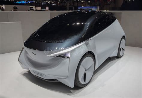 Switzerland; Geneva; March 8, 2018; the Icona NEO Electric Car C Editorial Photo - Image of ...